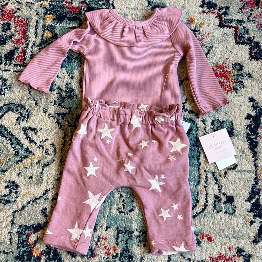 Grayson mini girls stars outfit